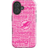 NFL Miami Dolphins - Blast Pink iPhone 16 Impact Case